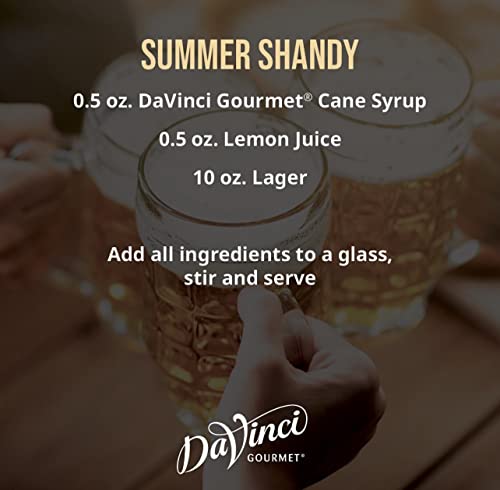 DAVINCI GOURMET CLASSIC CANE SUGAR SYRUP, 25.4 FLUID OUNCES (PACK OF 1)