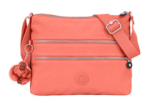 Kipling Women's Alvar Solid Crossbody Bag, Cool Orange