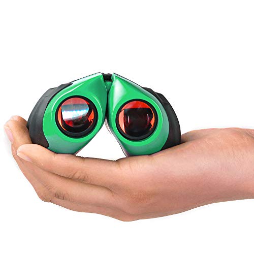 Niskite Gift for 4 5 Years Old Boys, Binoculars for Kids Children,Best Toys for 6 7 8 9 10 Years Age Girls Green - Thumbnail 2