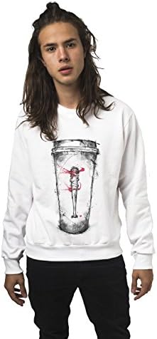 Pigmento The Walking Dead Coffee Hoodie Fleece Pullover Sweater Unisex (Small)