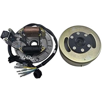 Amazon.com: ZXTDR Magneto Stator Ignition Generator Plate ... 107 atv wiring harness 