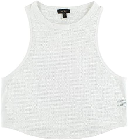 ALALA Womens All Day Crop Tank Top White