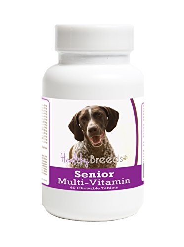 Healthy Breeds German Shorthaired Pointer Senior Dog Multivitamin Tablets 60 Co…