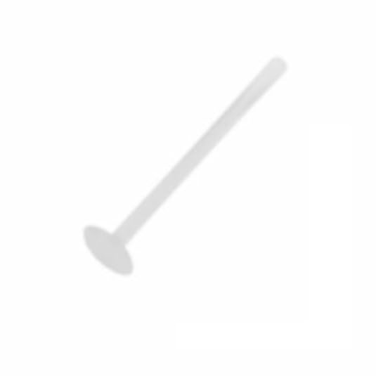 eeddoo® PTFE LABRET Piercing ohne Kugel ~ 10er Pack ~ für Lippenpiercings, Nase-, Madonna-, Monroe-, Helix-, Tragus - 1,2mm /