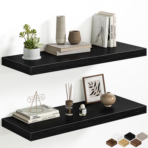 Deep Floating Shelves