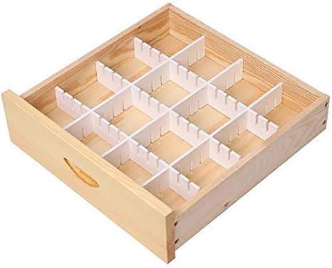 Tuersan Diy Grid Drawer Organizer Drawer Dividers Wood Plastic