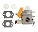 XtremeAmazing Carburetor For Homelite UT20810 Ryobi RY70103 RY70105 RY70107 S1400 BC1600 C1200 Trimmer Carb
