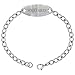 Surgical Steel Medical Alert Bracelet for WARFARIN ID 9/16 inch Wide, 9 inch Long
