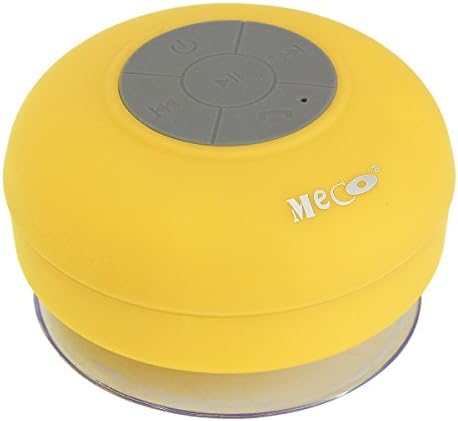 MIGICSHOW Waterproof Bluetooth Speaker with Sucker (Vimicro Program, Model: BTS-06, No Hair Box, Bubble Bag Packaging) Yellow 1
