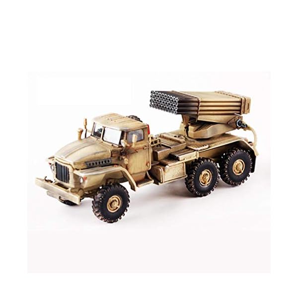 XHH Panzermodell Militärisches Panzermodell, BM-21 Hagelraketenwerfer im Maßstab 1:72 Russland-Legierungsmodell…