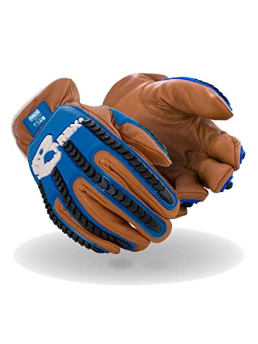 MAGID T-REX TRX843WXXXL Winter Thermal Impact Goatskin Leather Driver Work Glov…