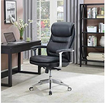 Amazon Com Beautyrest Black Executive Office Chair Kitchen Dining