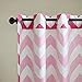 Black Room Darkening Curtains For bedroom , Libra Print Grommet Curtains for Living Room , Polyester Modern Window Curtains , 42X84