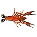 Tackle HD 8-Pack Hi-Def Craw Bass Lures, 3D Scanned from Live Crawfish, 3-Inch Soft Plastic Crawfish Lures for Bass Fishing, Rubber Fishing Lures for Freshwater, Brown & Orange