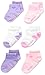 Hanes Girls' Toddler Ankle Socks, Assorted, 4/12-24 Months (Pack of 6)