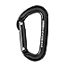 Fusion Climb Contigua Modified Straight Gate Modified D Shape Carabiner Black