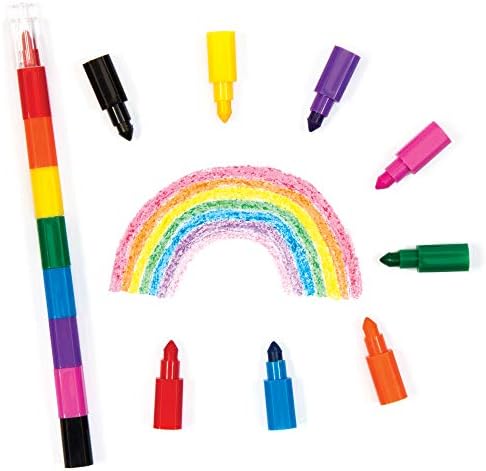 Baker Ross Rainbow Swap Point Crayon For Kids (Pack Of 4) Colored Pencils For Kids To Pop A Point