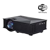 BlazeBox UC46 WiFi Full HD 1080P LED Video Projector Home Theater SD TV/USB/VGA/PC - Black