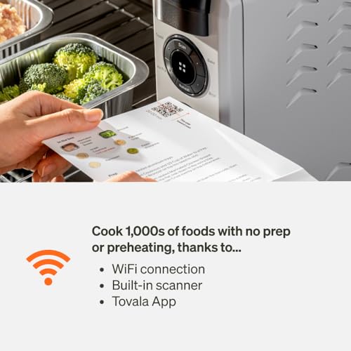 Tovala Smart Oven, 5in1 Air Fryer Oven Combo Air Fry, Toast, Bake