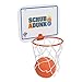 The Dunk Collection Scrub a Dunk Baby Bath Toy Basketball Hoop That Makes Bathing Fun & Keeps Kids Happy in The Tub | 2 in 1 Sponge Ball for Shooting and Cleaning, Suction Cups & Sticky Pads Included