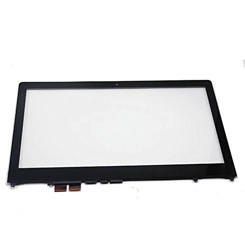 LCDOLED 15.6 inch Replacement Touch Screen Digitizer Glass Panel + Bezel For Lenovo Flex 4-15 4-1570 4-1580 80SB 80VE