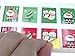 ALIMITOPIA Christmas Sticker Stamp Shape Self-Adhesive DIY Sticker Xmas Santa Gift Sealing Decoration Paster Baking Packing Label Envelope Seals(10 Sheets,100pcs)