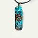 Orgone Pendant Necklace Attract Good Luck Happiness Youth- Crystal Healing Stones for E-Energy Protection - Aquamarine Crystal Necklace Spiritual Jewelry for Women - Chakra Stones Blue Crystal