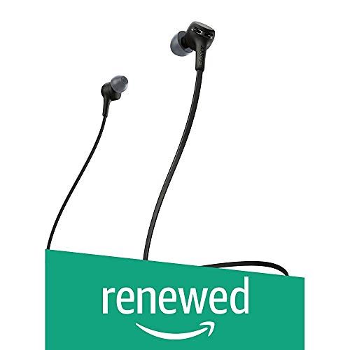 (Renewed) Sony WI-XB400 Wireless in-Ear Extra Bass Headphones with Neck-Band Design - Black