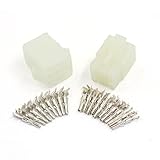 uxcell 9 Pins Electrical Wire Terminal Wiring Connector Socket Plug