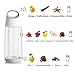 Living&Giving Fruit Infuser Water Bottle 22 Ounce with Sponge Cleaning Brush