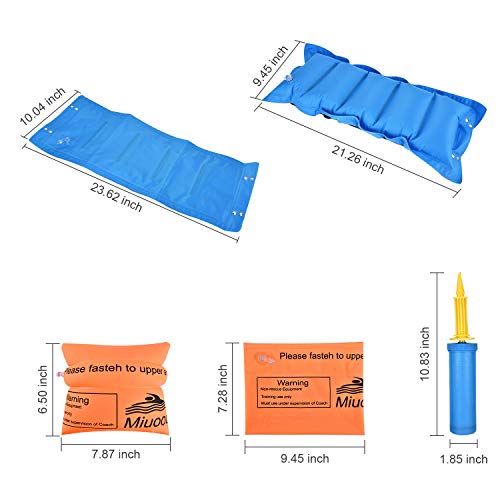 FIRINER Arm Floaties for Kids 2 in 1 Inflatable Swimming Floatation Set