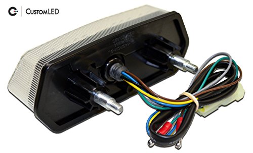 CustomLED Clear Tail Light w/ Integrated Turn Signals & HD Relay fits: 2013-2017 Honda Grom / Grom SF