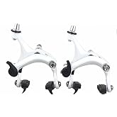 SENQI Bicycle Brake Caliper Set C-clamp Front and Rear A Pair White