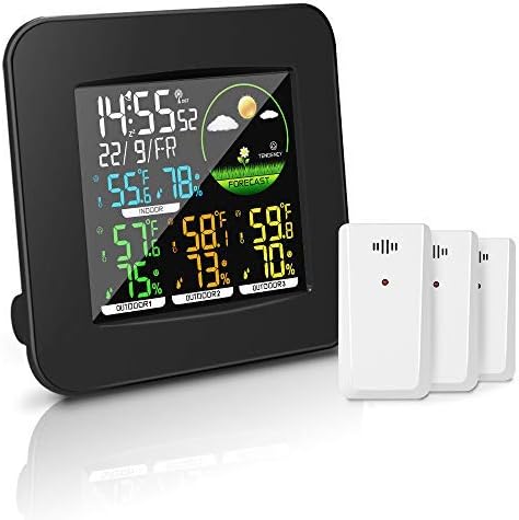 Amazon.com : Geevon Wireless Weather Forecast Station Indoor Outdoor