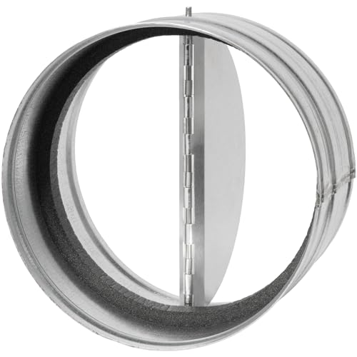 HVAC OV Efficient 6'' Inch Backflow Damper Vent Deflector One Way