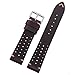 Perforated Watch Bands,EACHE Rally Racing Leather Watch Straps,Vegetable Tanned Oil Waxed & Suede calfskin18mm 20mm 22mm