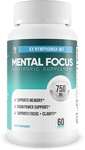 NymphoMax Wit - Female Brain Support - Memory - Focus - Endurance - Energy - Support Healthy Brain Function for Top Level Performance.
