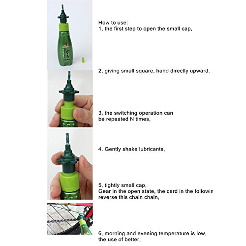 S WIDEN ELECTRIC 60ML Bike Teflon Dry Lubricating Lube,Lubrication and Rust Prevention,Protector for Bicycle Chain,Transmission,Brake and other Transmission Parts - Thumbnail 7