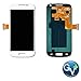 Group Vertical Replacement AMOLED Touch Screen Digitizer Display Assembly Compatible with Samsung Galaxy S4 Mini (Frost) (I9190, I9195, I9195L, I9195T, I9192, I9197, I9198, SGH-I257M, SCH-I435)