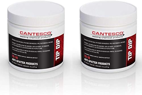 CANTESCO TD-16 Blue Premium Nozzle Tip Dip Plastic, 16 oz Jar (2-(Pack))