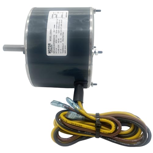 Condenser Motor Replaces Carrier # 5KCP39EGS070S,5KCP39EGY823S Genteq #GE3905, Bryant Payne HC39GE236,237 HC39GE234A Dayton 6DLL0, 1/4HP 1100 RPM 208-230V 48Frame with Capacitor OEM Upgraded LEUNGOO
