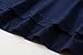 LARACE 3/4 Sleeve Shirts for Women Plus Size Tunic Dressy Top Loose Fit Flare T-Shirt(1X, Navy Blue)
