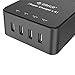 ORICO 6 Outlet Home/Office Power Strip Surge Protector with 5-Foot Cord and 4 USB Intelligence Charging Ports (5V6.8A 34W) -Black（TPC-6A4U）