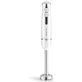 Djecak Orla Upgraded 700W Immersion Hand Blender, White | 20 Variable Speeds, Up to 15,500 RPM Stick Mixer for Smoothies,Soup, Puree &amp; Baby Food