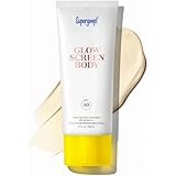 Supergoop! Glowscreen Body SPF 40 PA+++, 3.4 fl oz - Body Lotion + Broad Spectrum Sunscreen with Subtle Shimmer - Adds Instan