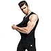 Mens Slimming Shirt Body Shaper Vest Abs Abdomen Slim, Black, L(chest size 96cm-101cm/38inches-40inches)