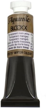 Blockx Transparent Mars Yellow 15ml Watercolor Tube