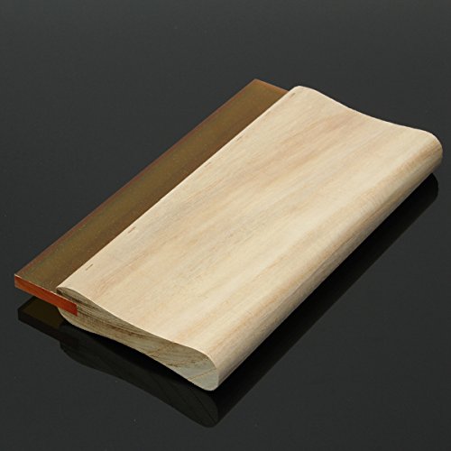 SODIAL 8 inch Silk Screen Printing Press Squeegee Single 70 Durometer Ink Scraper Tools