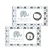 Paper Clever Party Baby Shower Games Elephant - 28 Cards - Fun Scratch Off Game Guest Activities to Reveal Prizes, Safari Favors Ideas Prince Theme Blue and Grey