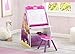 Delta Children Activity Center with Easel Desk, Stool and Toy Organizer, Disney Princess